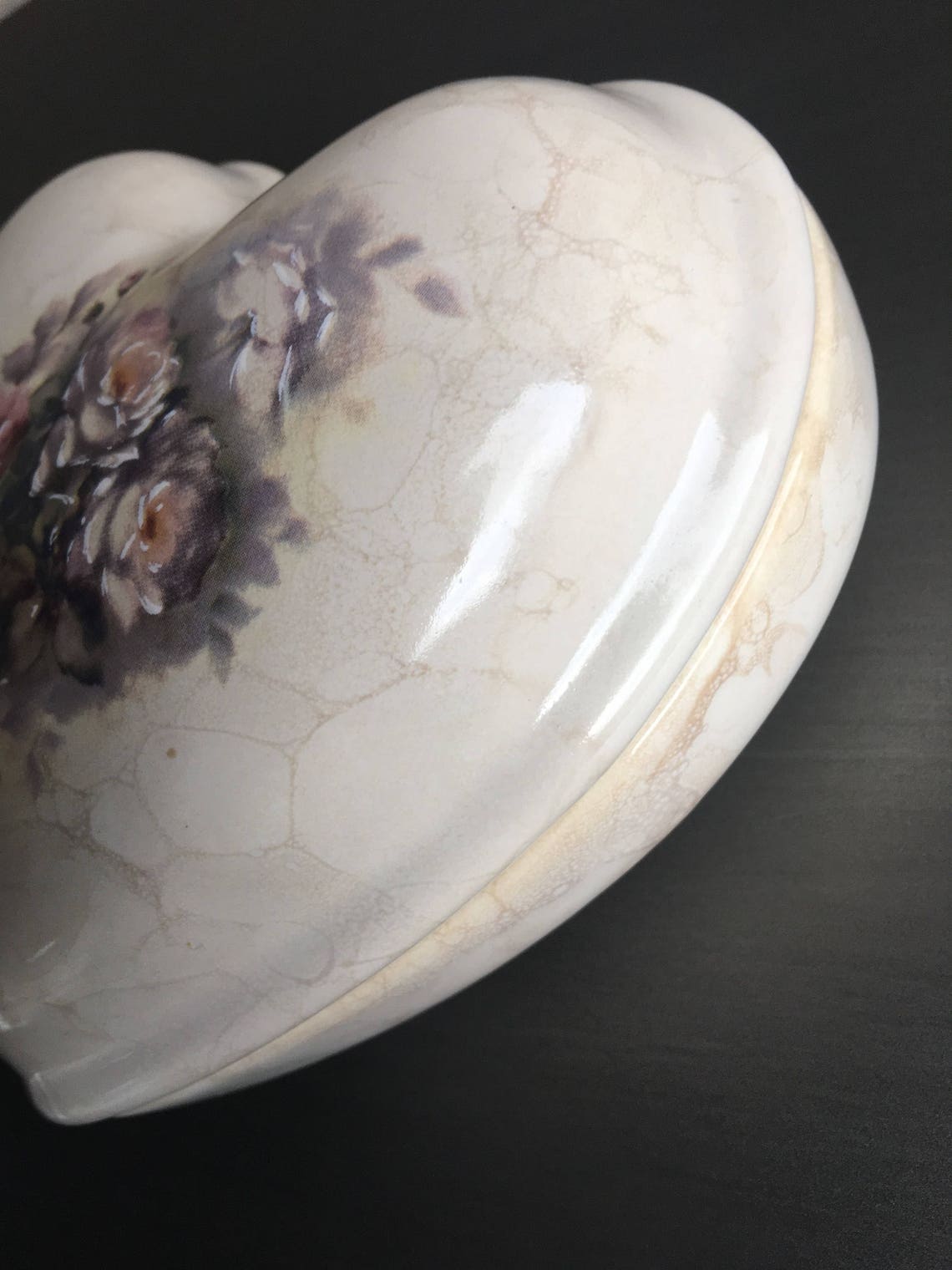 Ceramic Heart Shaped Trinket Box Ceramic Heart Jewelry Box Etsy