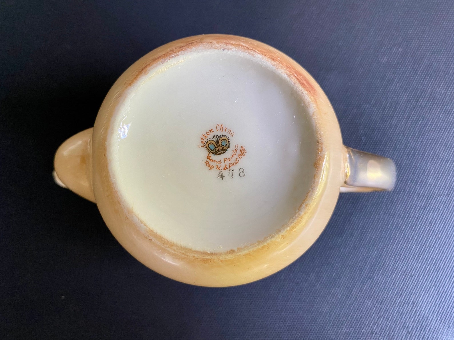 Individual Teapot Vintage Lefton China Hand Painted Teapot Etsy