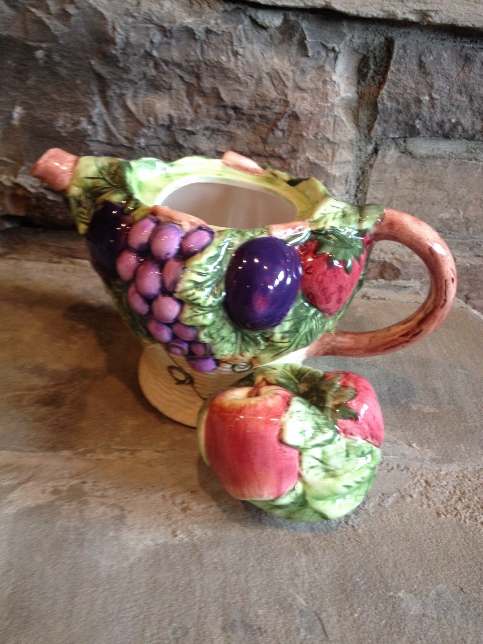 World Bazaars Inc Teapot Fruit Teapot Fruit Shaped Teapots Etsy