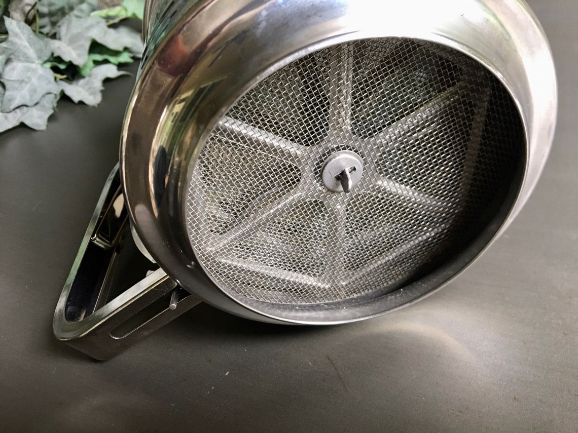 Vintage Handheld Flour Sifter Old Fashioned Sifter Triple Etsy