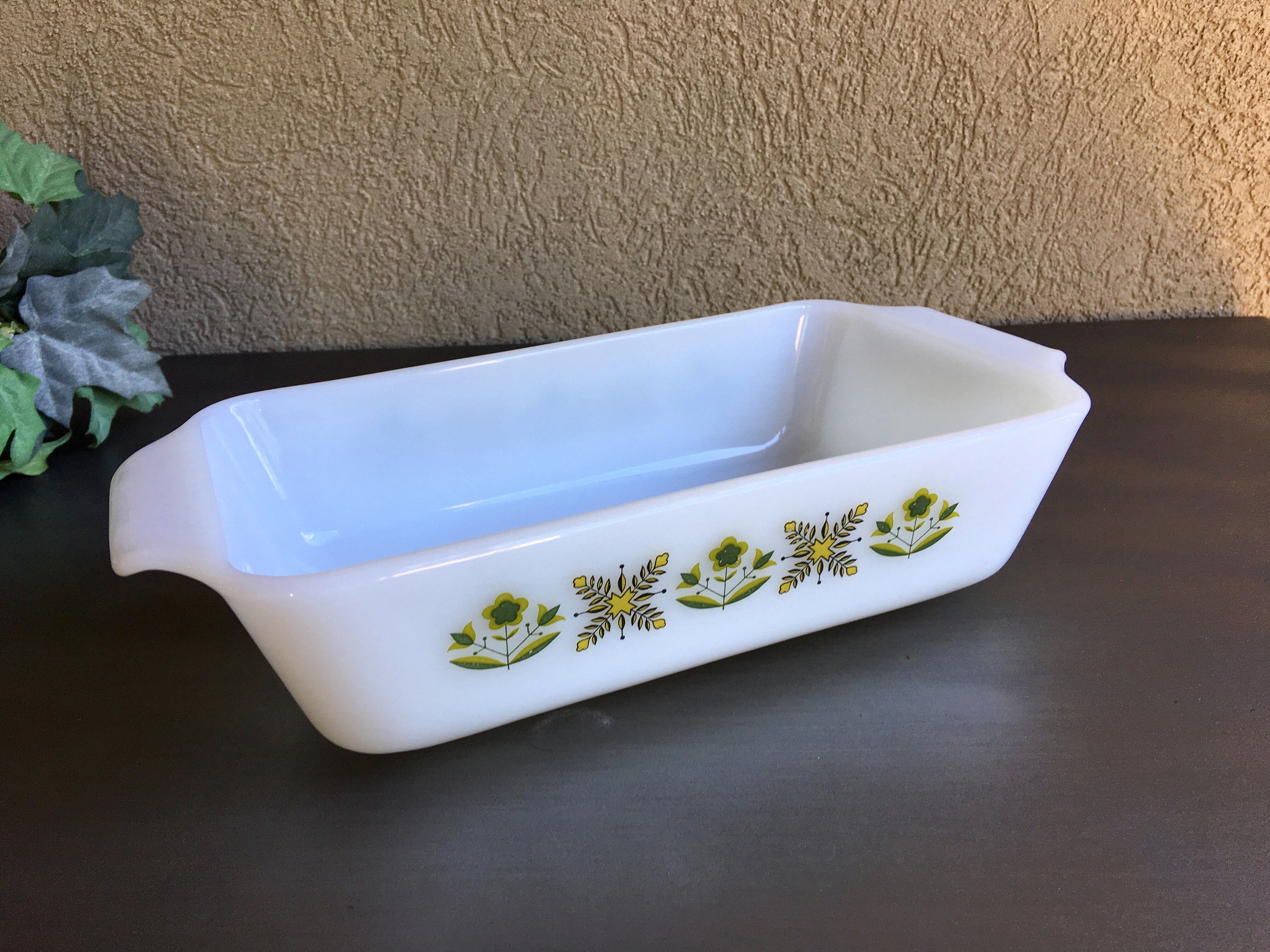 Vintage Fire King Loaf Pan Fire King Glass Loaf Pan Fire Etsy