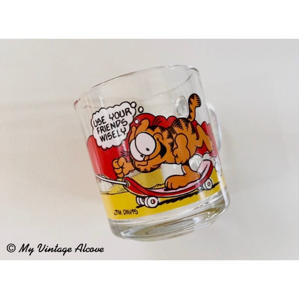 Garfield Mug, Garfield Mug McDonalds, 1978 McDonalds Garfield Mug