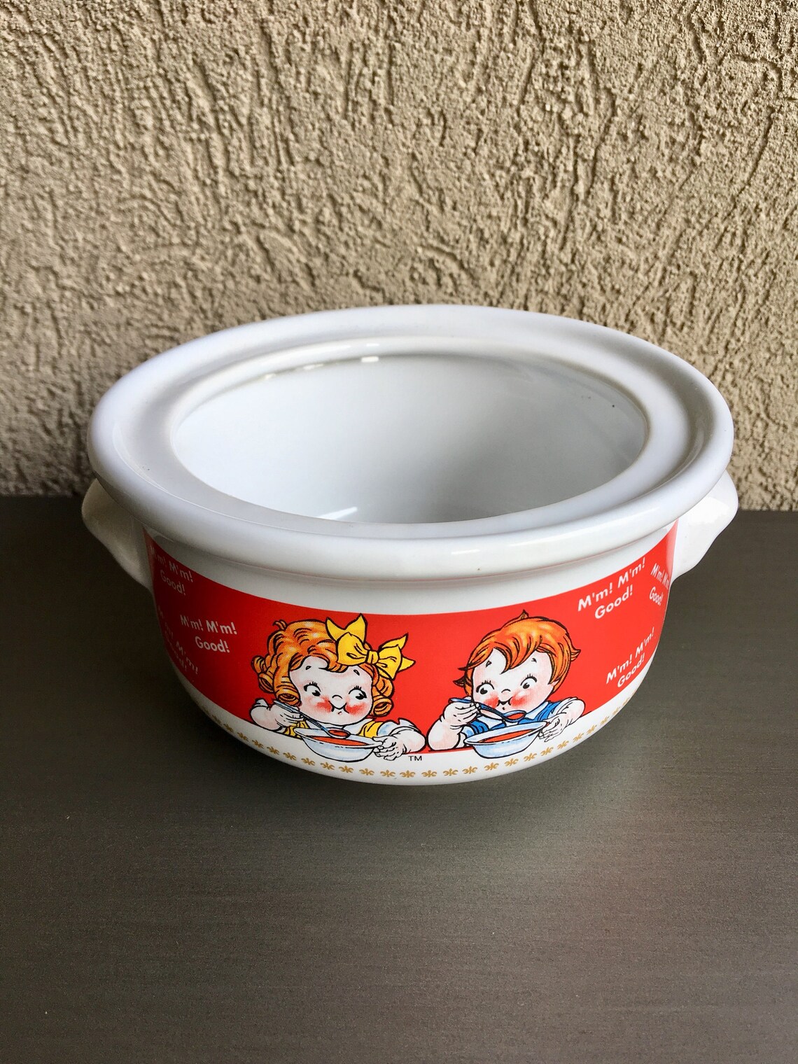 Campbells Soup Bowl With Lid Vintage Campbell's Soup Etsy