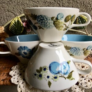 Ben Seibel Iroquois China, Blue Flower Teacup