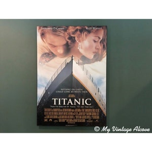 Titanic 1997 Movie Poster, Vintage Movie Poster, Mounted Movie Poster
