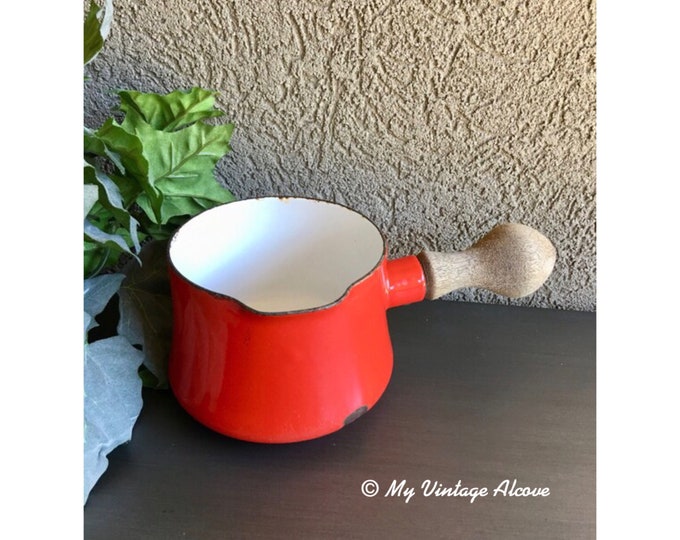 Dansk Jens Quistgaard, Dansk Chili Red Kobenstyle Butter Warmer Pot