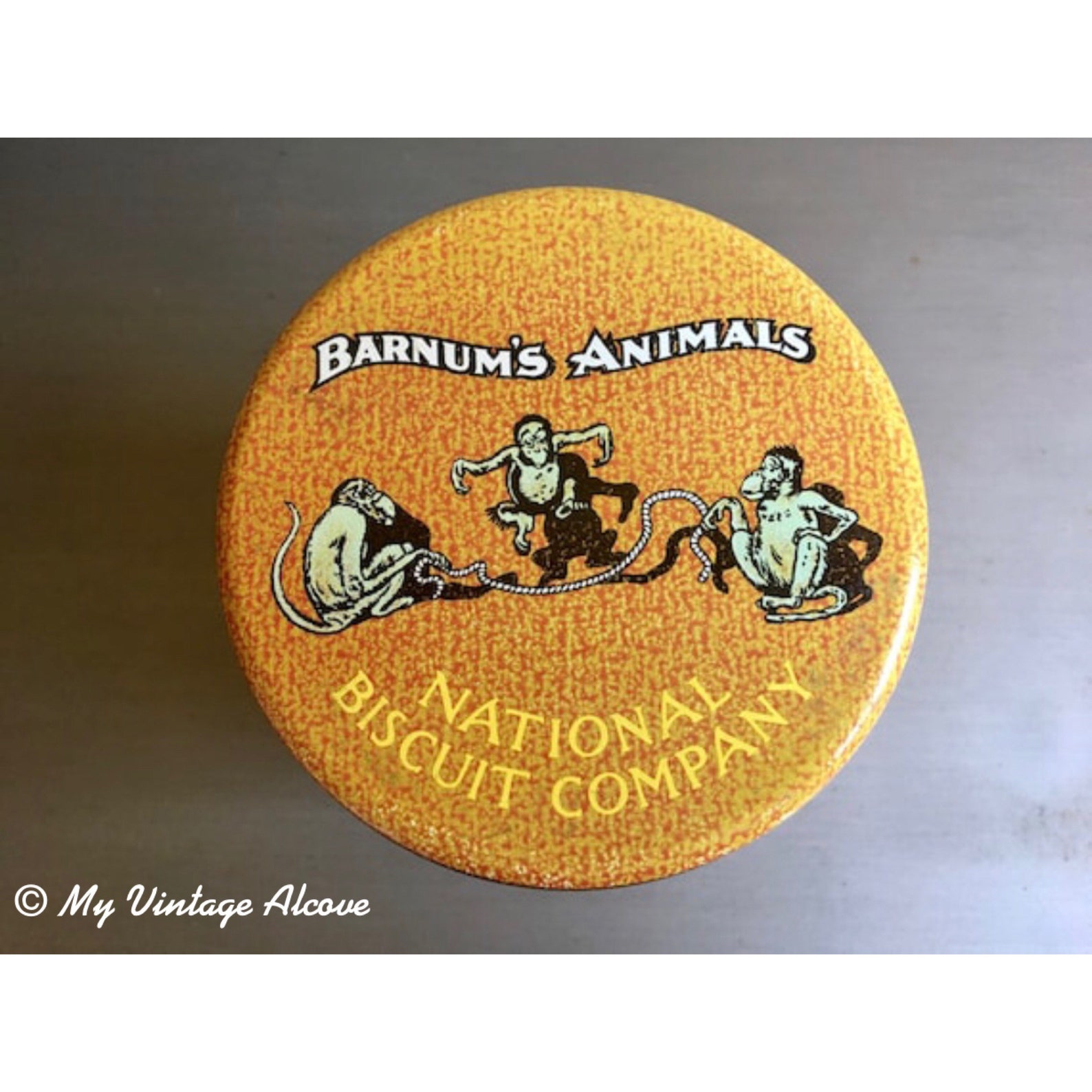 Barnum Animal Crackers Tin Vintage Animal Cracker Tin Etsy