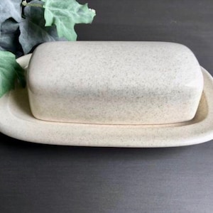 Mikasa Butter Dish, Vintage Covered Butter Dish