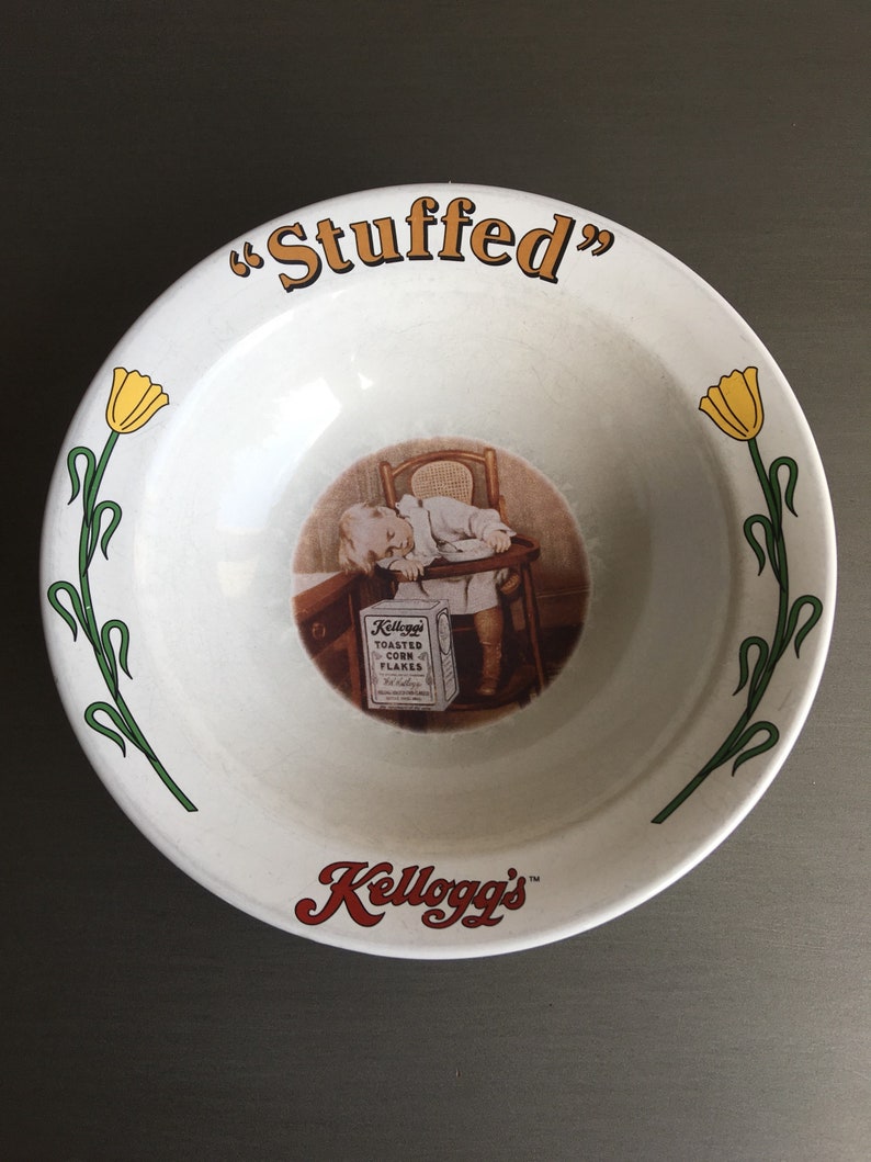 Vintage Kellogg's Cereal Bowls Kellogg's Corn Flakes Etsy