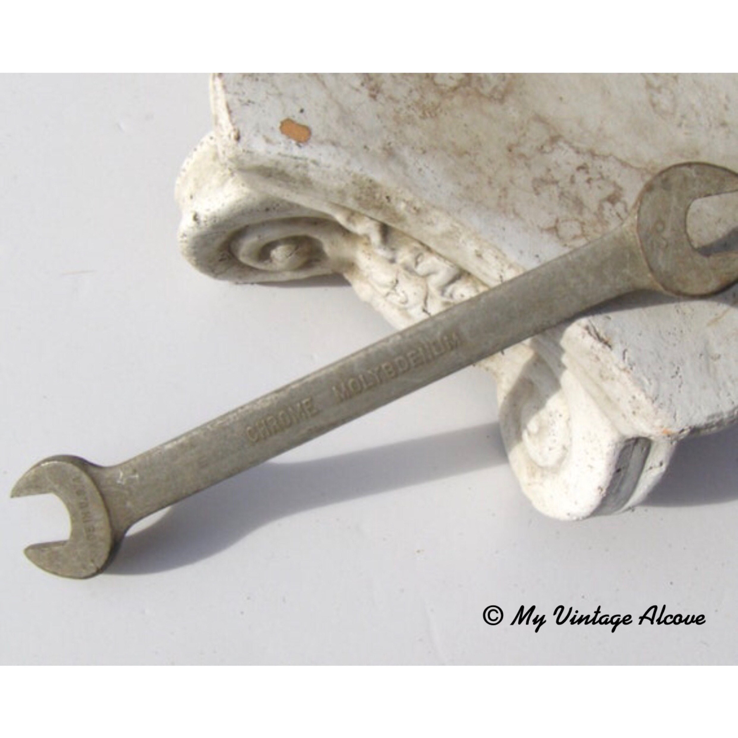 Chrome Molybdenum Wrench Antique Open End Wrenches Antique Etsy UK