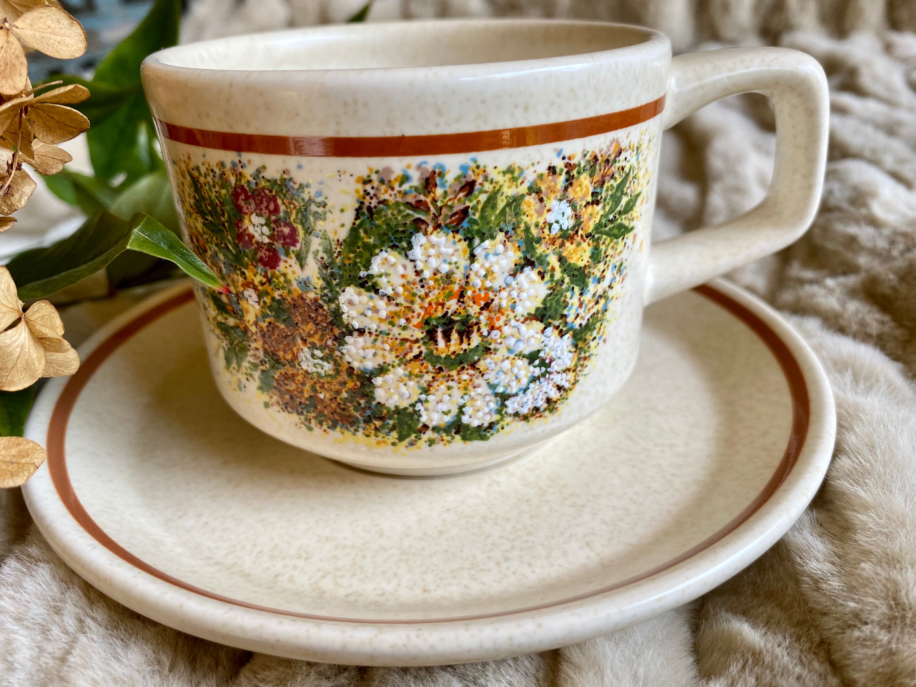 Temperware by Lenox Magic Garden Coffee Cup and Saucer - Etsy
