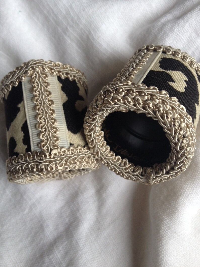 Handcrafted Animal Print Napkin Rings Handcrafted Leopard Etsy