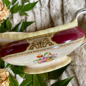 Myott Staffordshire China, Myott Gravy Boat, Vintage China Gravy Boat