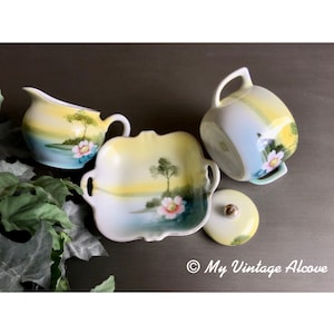 Noritake Cream and Sugar Set, Noritake China Vintage