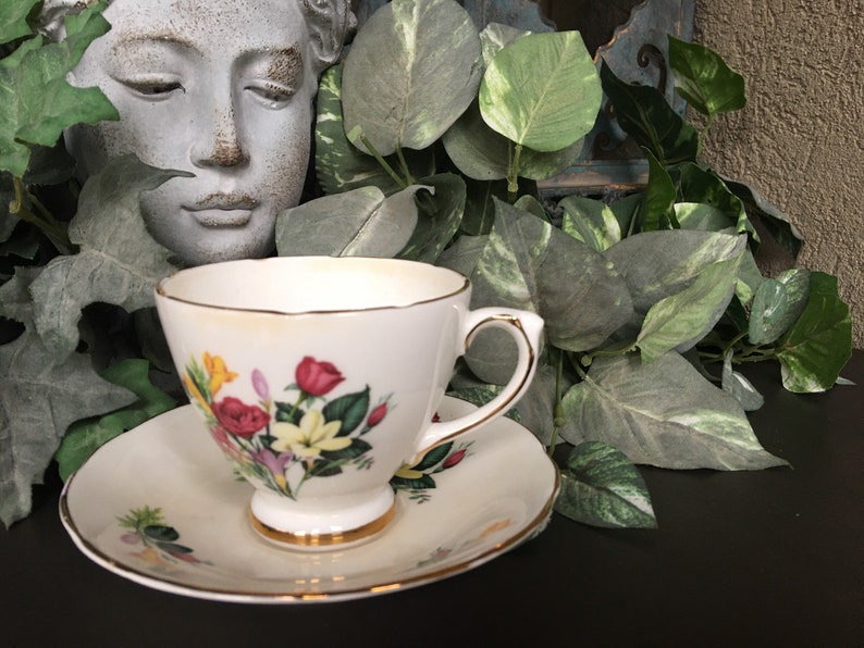 Sutherland Fine Bone China Tea Set Floral Bone China Tea Set Etsy