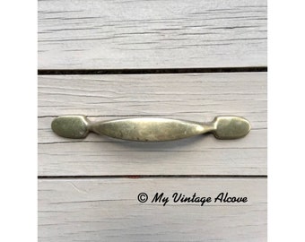 Vintage Antik Messing Schrank Griffe 7,5 cm