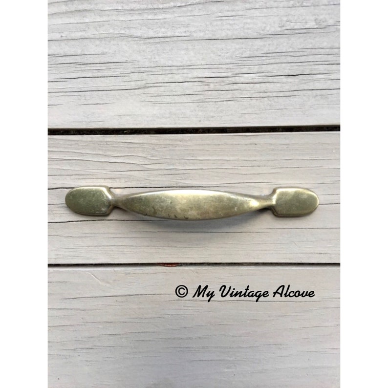 Vintage Antique Brass Cabinet Pull 3 Inch