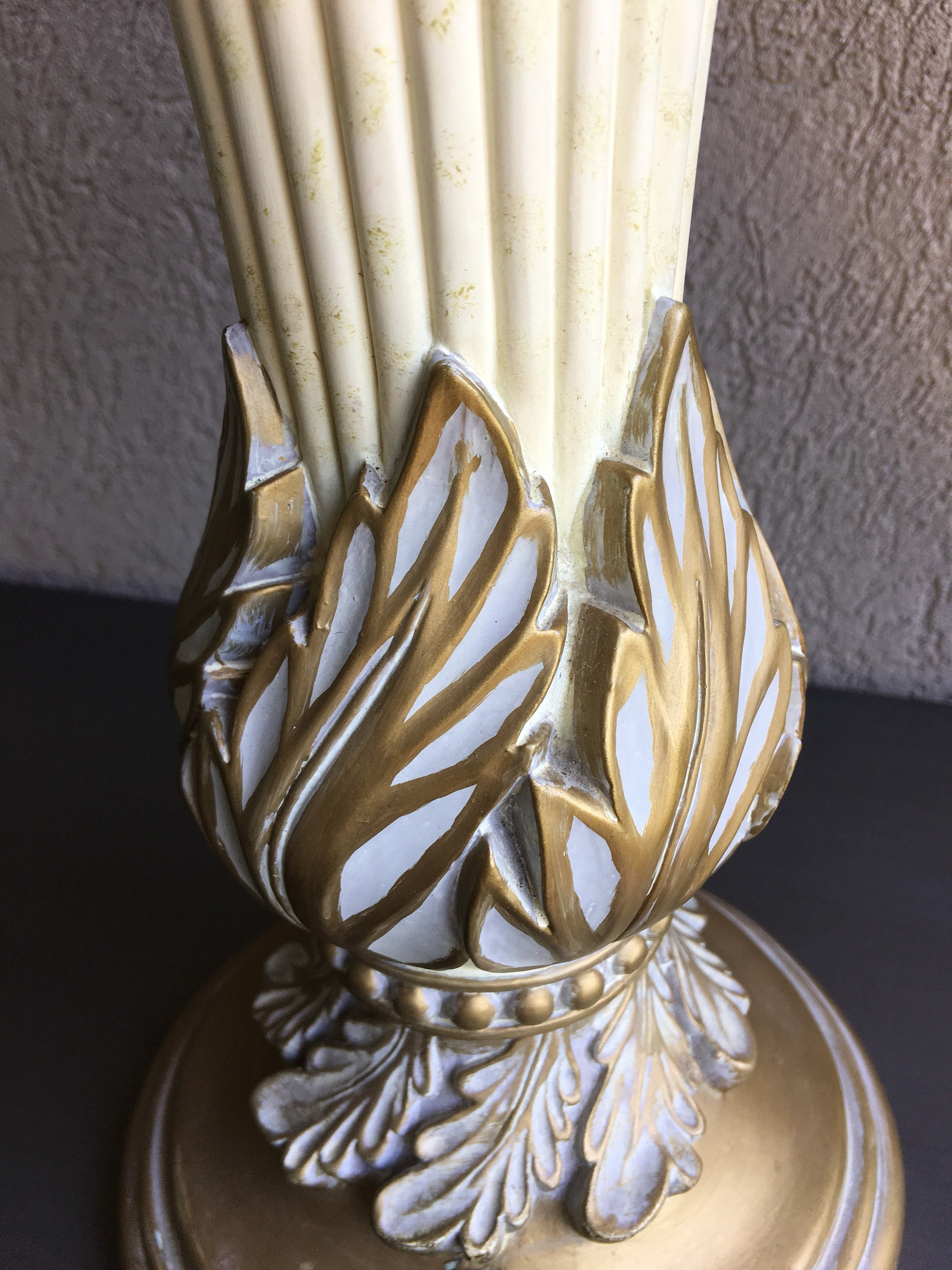 Vintage Gold Table Lamp Pacific Coast Table Lamp Pacific Etsy