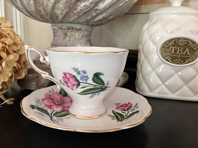Royal Standard Fine Bone China England Teacup and Saucer Etsy