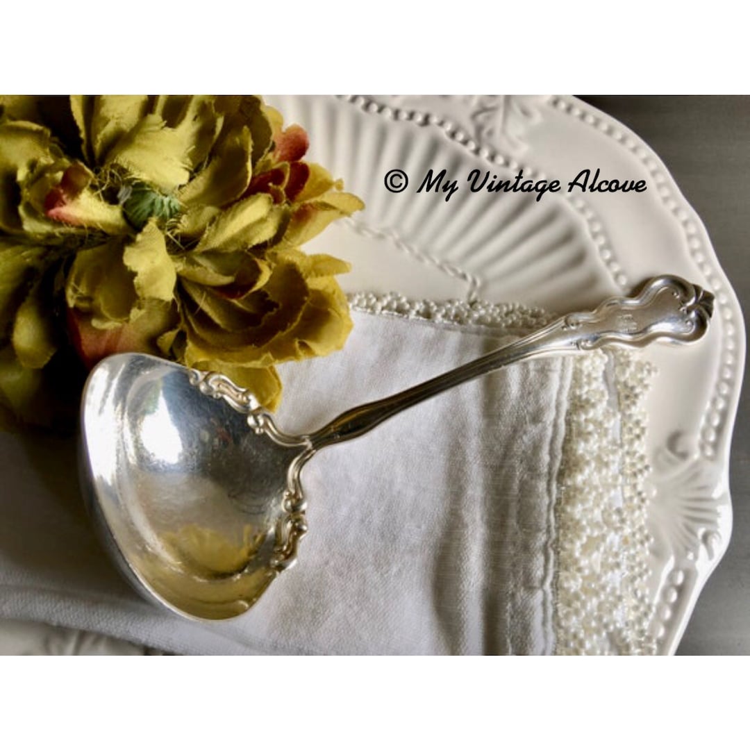 Antique Gravy Ladle Oneida Colonial Gravy Ladle Simeon L & Etsy