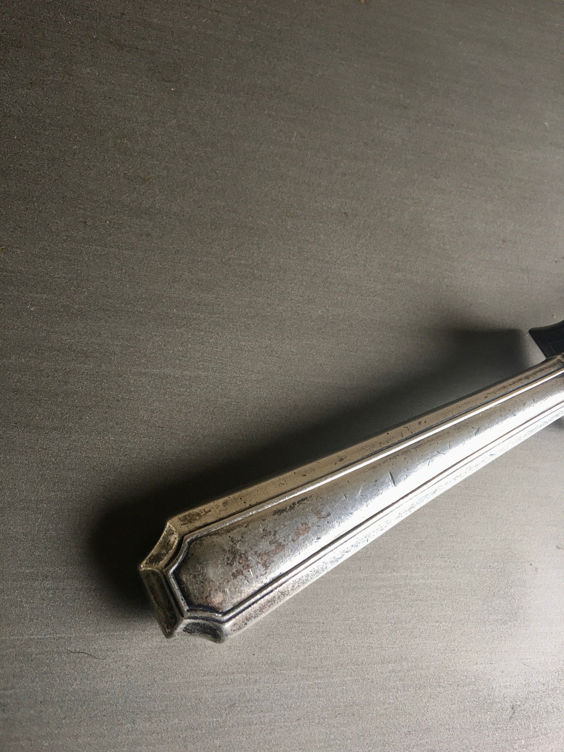 Meat Carving Fork With Guard Monogram S Etsy