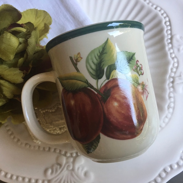 Casuals by China Pearl, Apple Coffee Mugs Set 5