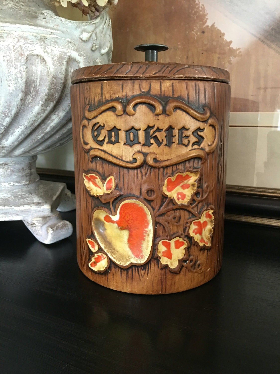 RARE Cookie Time Clock Cookie Jar!! NR!!