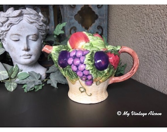 World Bazaars Inc Teapot, Fruit Teapot, Fruit Shaped Teapot