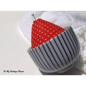 Teacup Pincushion, Vintage Pincushion