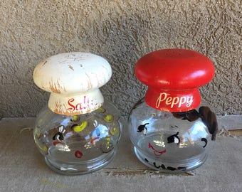 ヴィンテージ ソルトシェイカー 8 個、レナード シルバー蓋 ソルト