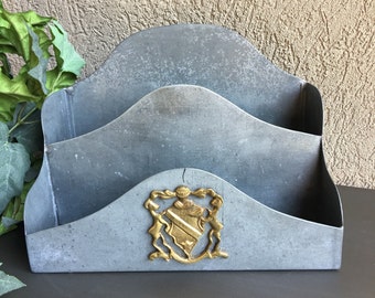Metal Desktop Mail Organizer, Indoor Mail Holder
