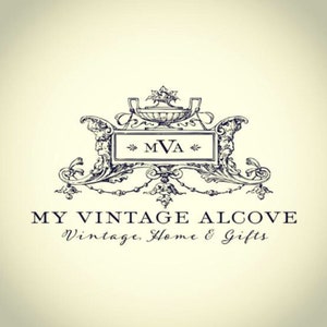 My Vintage Alcove logo for www.MyVintageAlcove.com and www.etsy.com/shop/MyVintageAlcove