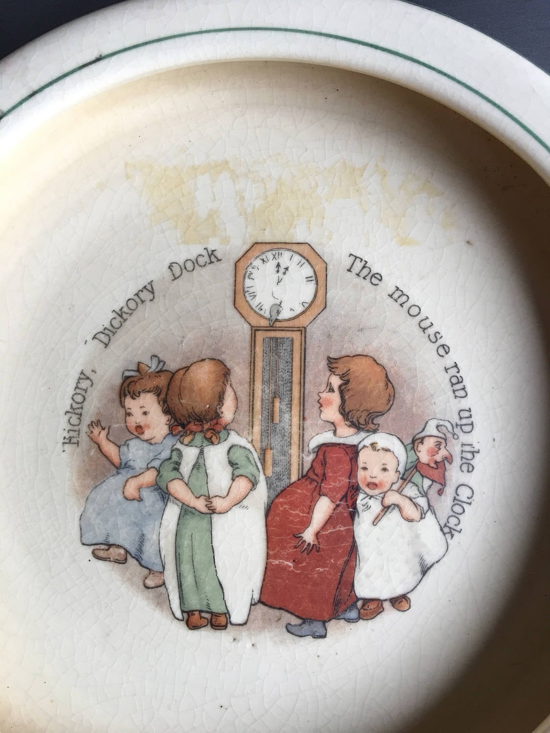 Mouse Ran Up The Clock Clipart Cute