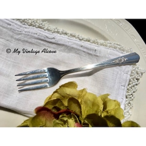Salad Fork, Wm Rogers IS Fork, Vintage Dessert Fork