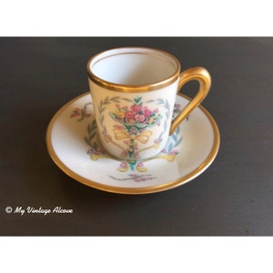 Concord China Espresso Cup, Vintage Espresso Cup, Vintage Demitasse Cup, Vintage Demitasse Cup and Saucer