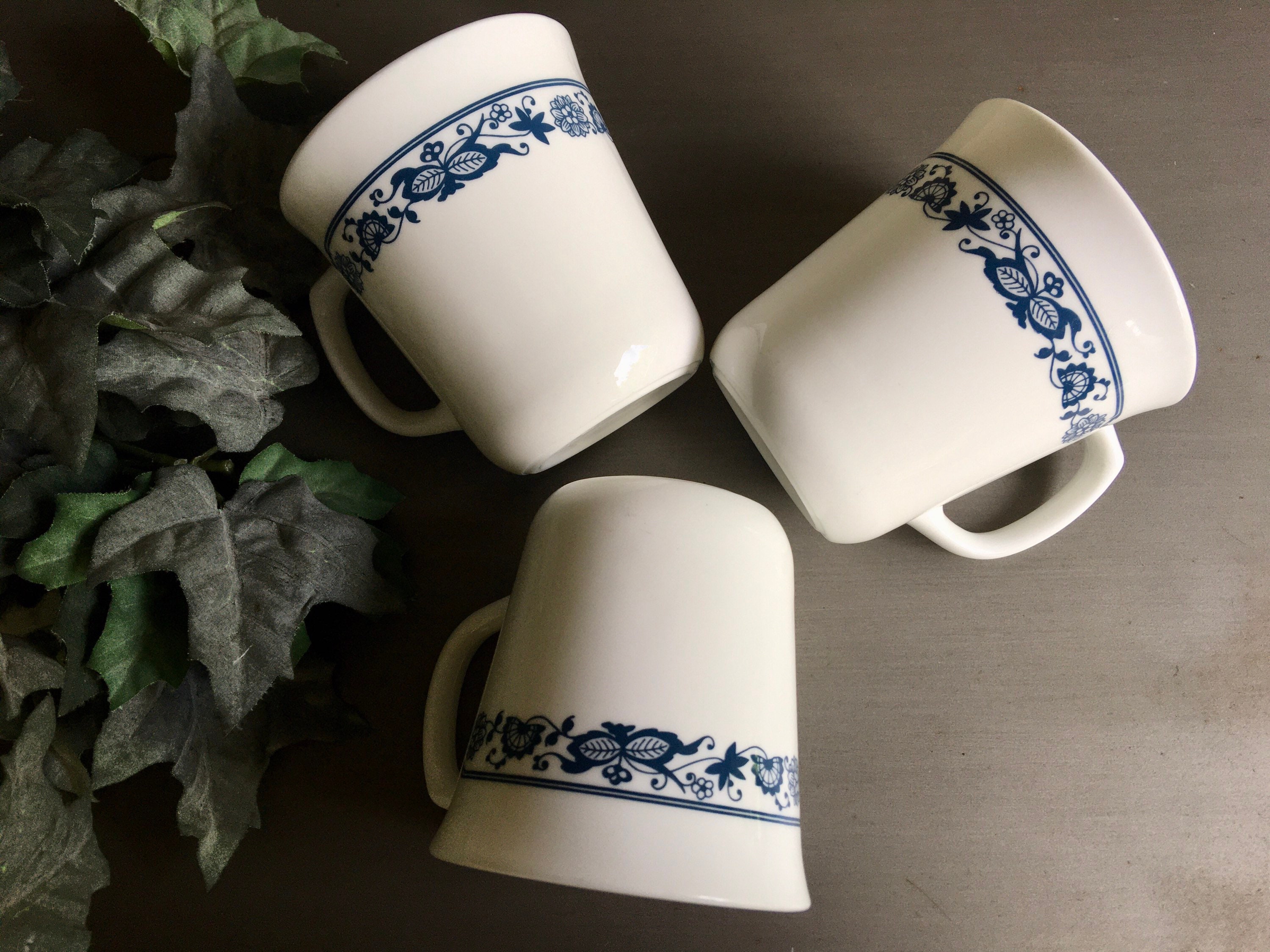 Blue Coffee Mugs Corningware Coffee 