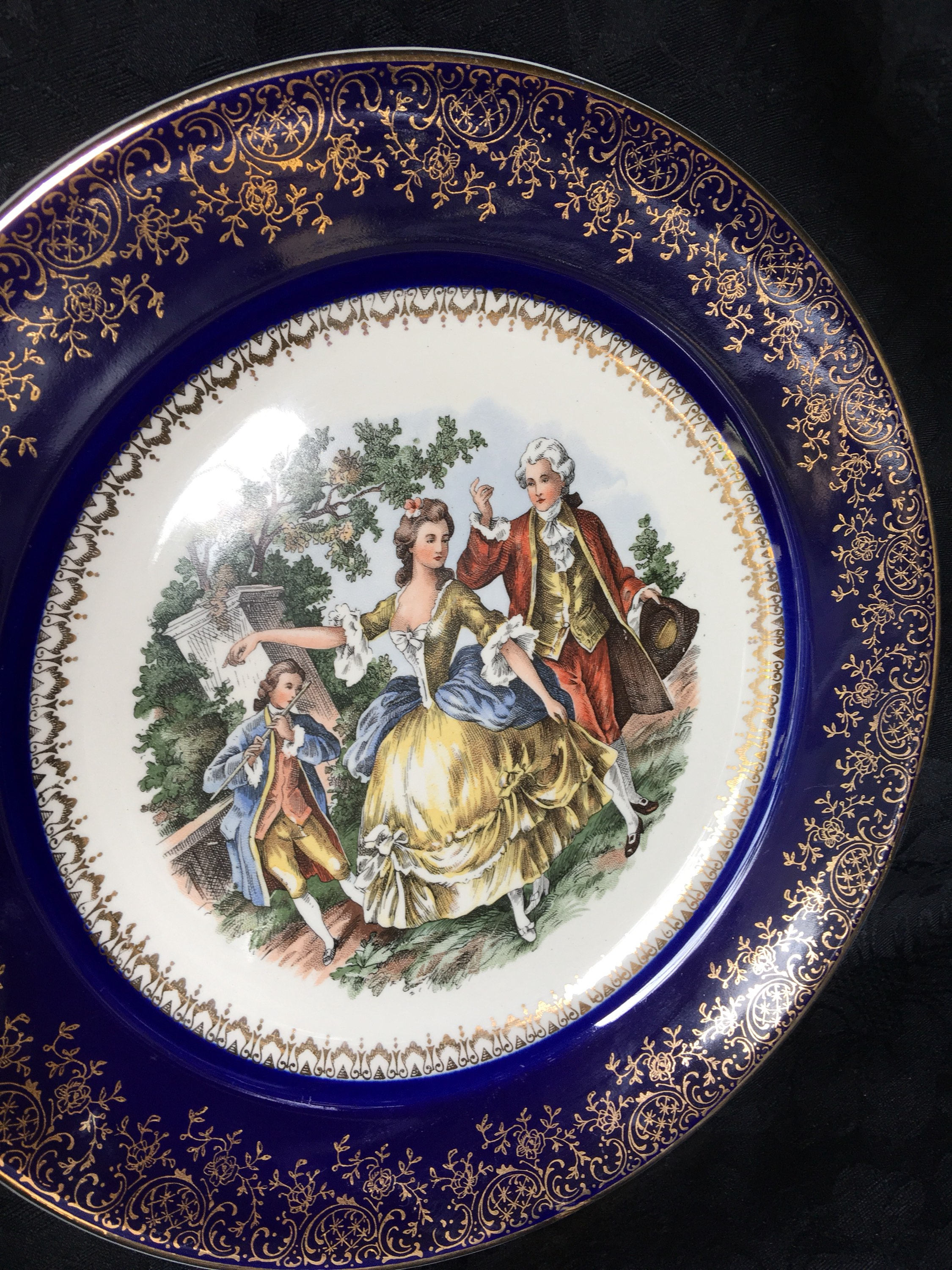 Century by Salem Plate 23 Karat Century by Salem Plates Etsy