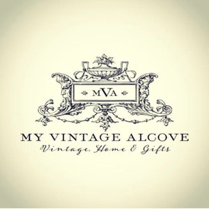 My Vintage Alcove logo for www.MyVintageAlcove.com and www.etsy.com/shop/MyVintageAlcove