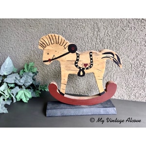 Rocking Horse Toy, Wooden Rocking Horse