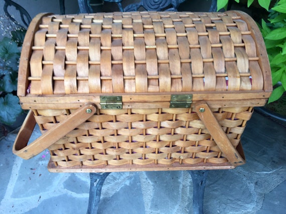 Picnic Basket For Four, Picnic Basket With Dishes - image 6