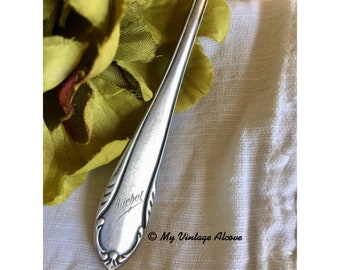 Barbel Name, Engraved Fork, Personalized Fork, German Name, Germany Female Names, German First Name, German Silver Fork