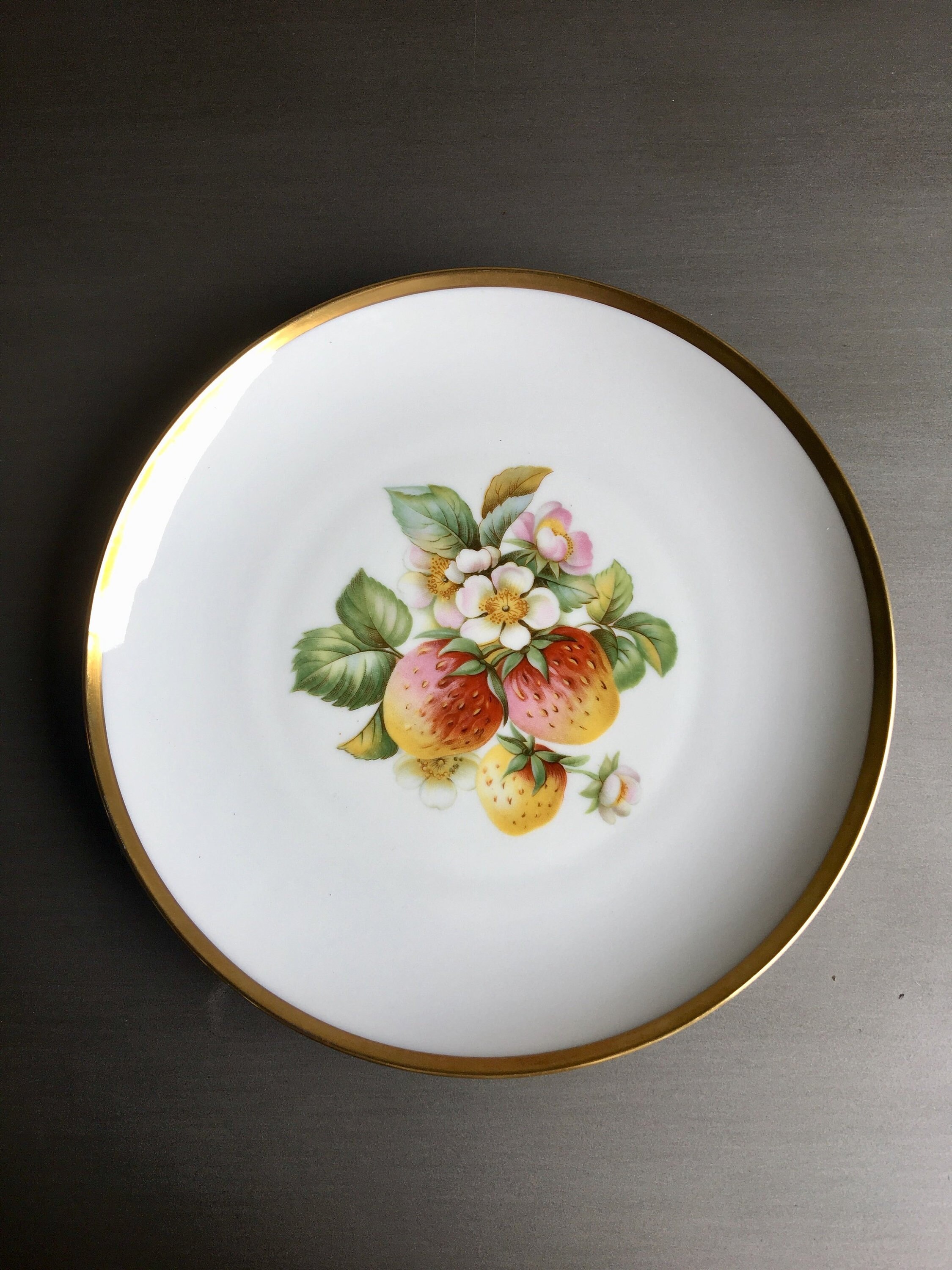 ヴィンテージ フルーツ プレート、フッチェンロイター フルーツ