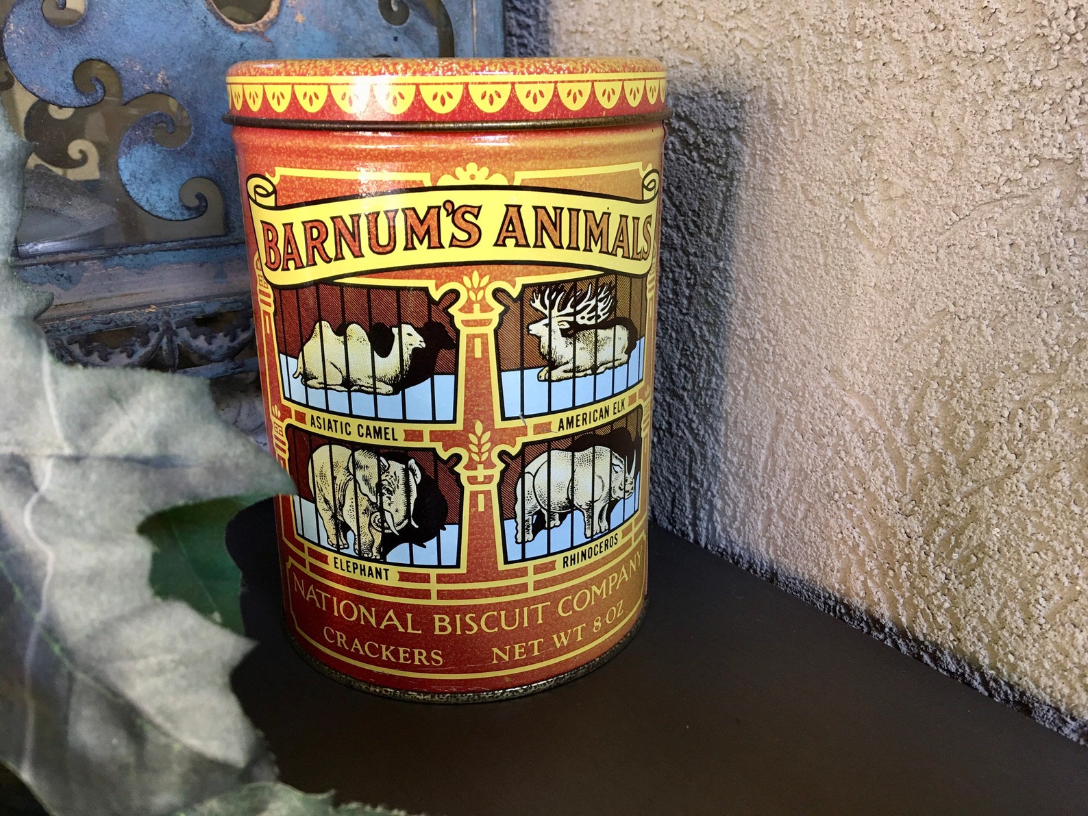 Barnum Animal Crackers Tin Vintage Animal Cracker Tin Etsy