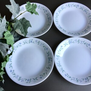 Corelle Bread and Butter Plates, Corelle Dishes Country Cottage, Country Cottage Corelle Plates, Corelle Heart Plates