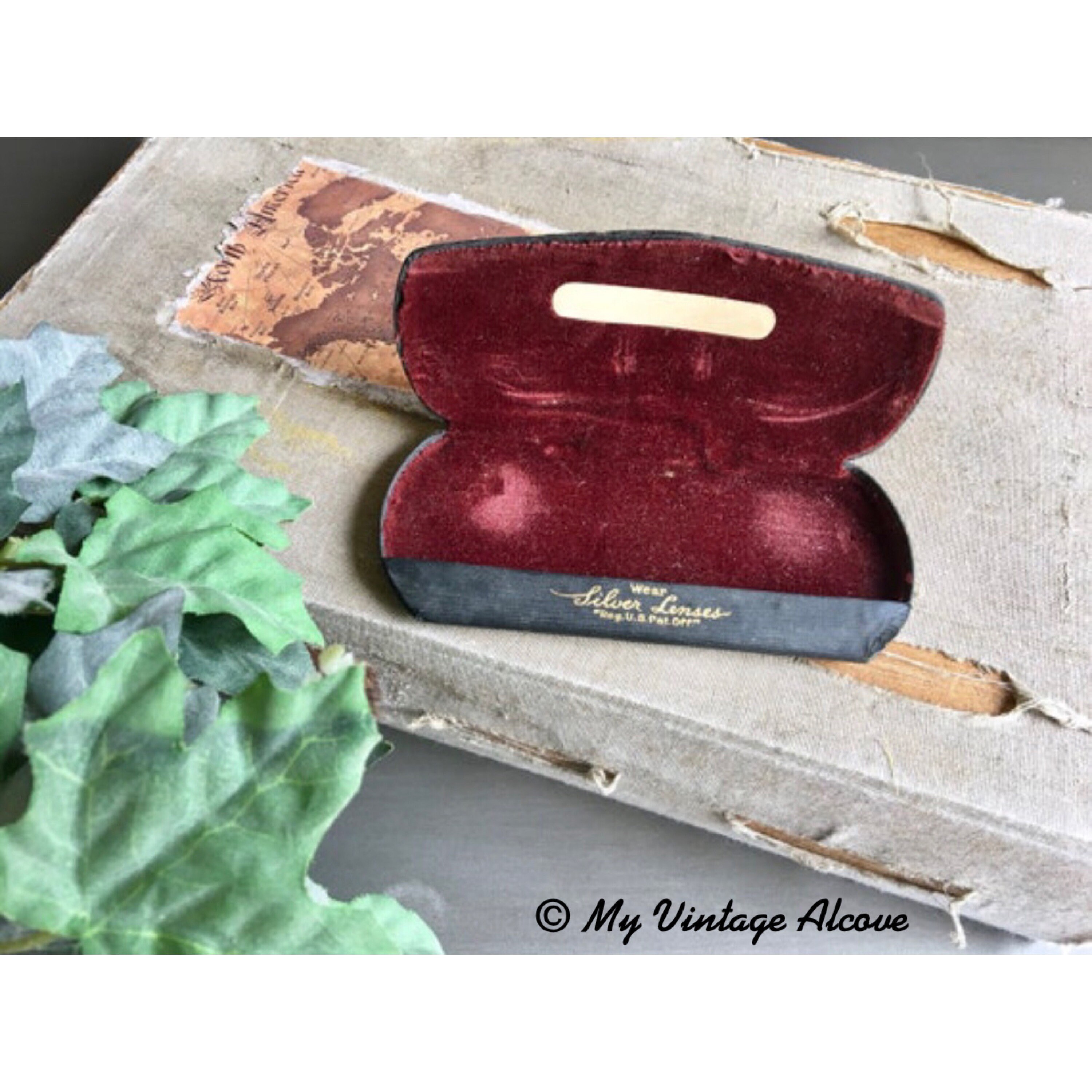 その他 Antique glass case EXCEART 1pc Retro Linen Glasses Case Elegant Khaki Eyewear