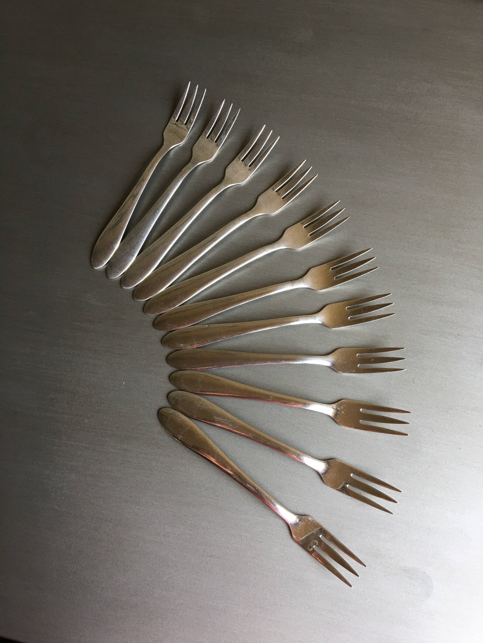 Utica Windsor Cocktail Forks Vintage Stainless Cocktail Fork Etsy