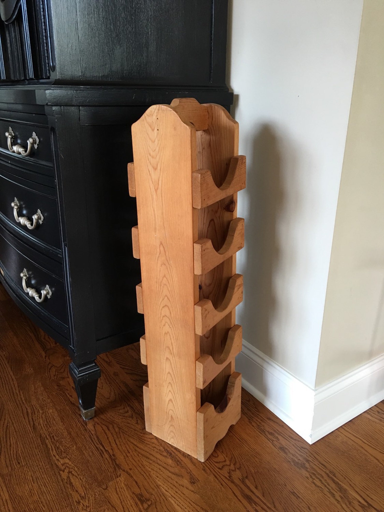 Tall Narrow Floor Wine Rack Tall Slim Wine Rack Narrow Wine Etsy.de