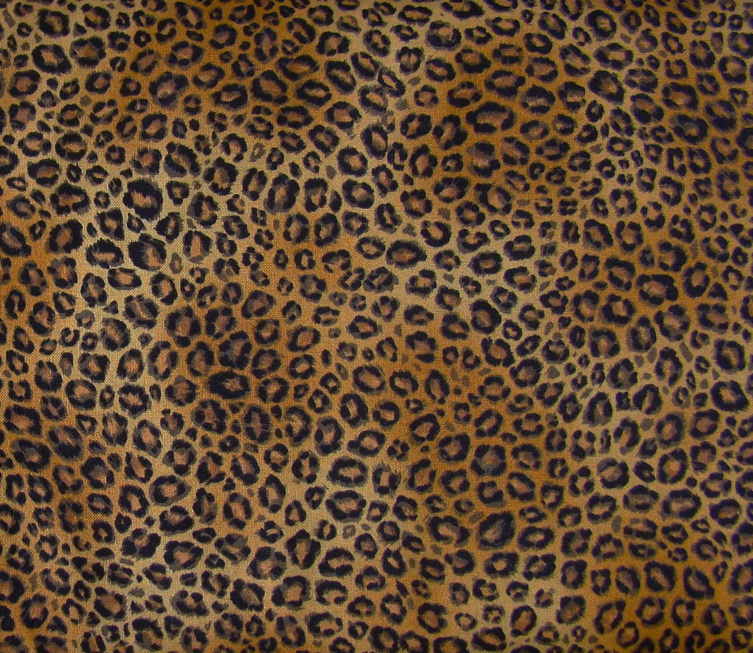 Leopard print Jungle Fever Fabric | Etsy