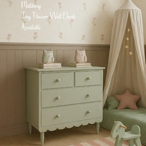 Tiny flowers TROFAST decal Trofast tulips small flowers TROFAST decal rental-friendly Wraps ikea Trofast sticker Trofast stickers removable image 9