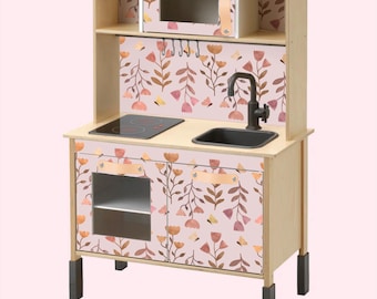 Floral Decal for IKEA DUKTIG Play Kitchen